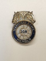 Vintage Teamsters Labor Union A.F. of L #238 Local Member Pin Badge C1950&#39;s - £19.84 GBP