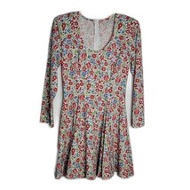 Rampage Cute 90&#39;s Summer Dress ~ Sz 7 ~ Above Knee ~ Long Sleeve - £61.14 GBP