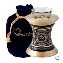 Elite Golden Aura Tealight Cremation Urn - £46.42 GBP