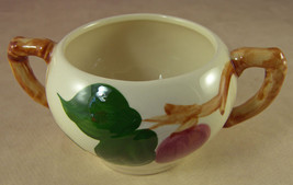 Franciscan Sugar Bowl (No Lid) Cream Red Green - $16.44