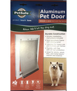 Petsafe Freedom Aluminum Pet Dog Door Medium 1-40 lb Flap Opening 8 1/4”... - $79.08