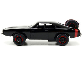 Dom&#39;s Dodge Charger R/T Black w Red Tail Stripe 1968 Dodge Charger Widebody Matt - £27.28 GBP