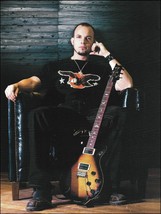 Mark Tremonti with his Signature PRS Sunburst guitar 8 x 11 pin-up photo 2B - $4.23