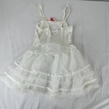 VTG Sweet n Sassy White Full Circle Ruffles Petticoat Slip 3T (read) Lace Bell - £87.04 GBP