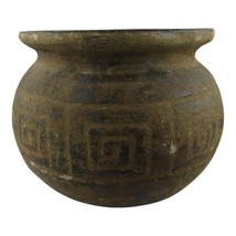 Antique Clay Pottery Hanging Pot Jar 8 Inch NO ROPE - £155.42 GBP