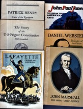 Collection of vintage BooksFrom the 1930&#39;s Famous Americans &amp; Places in History - £3.78 GBP