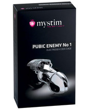 &#39;mystim Pubic Enemy #1 Cock Cage - Clear - £89.70 GBP