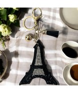 Glamorous Faux Crystal Eiffel Tower Keychain - Unique Gift for Valentine... - $150.12 MXN