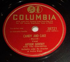 The Chordettes &amp; Mariners w/ Arthur Godfrey 78 Candy &amp; Cake / Dear Old Girl SH1E - £5.44 GBP