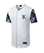 (1) NEW MIGGY TROPICAL FLORAL URBAN BASEBALL JERSEY SMALL Miguel Cabrera... - $40.60 CAD