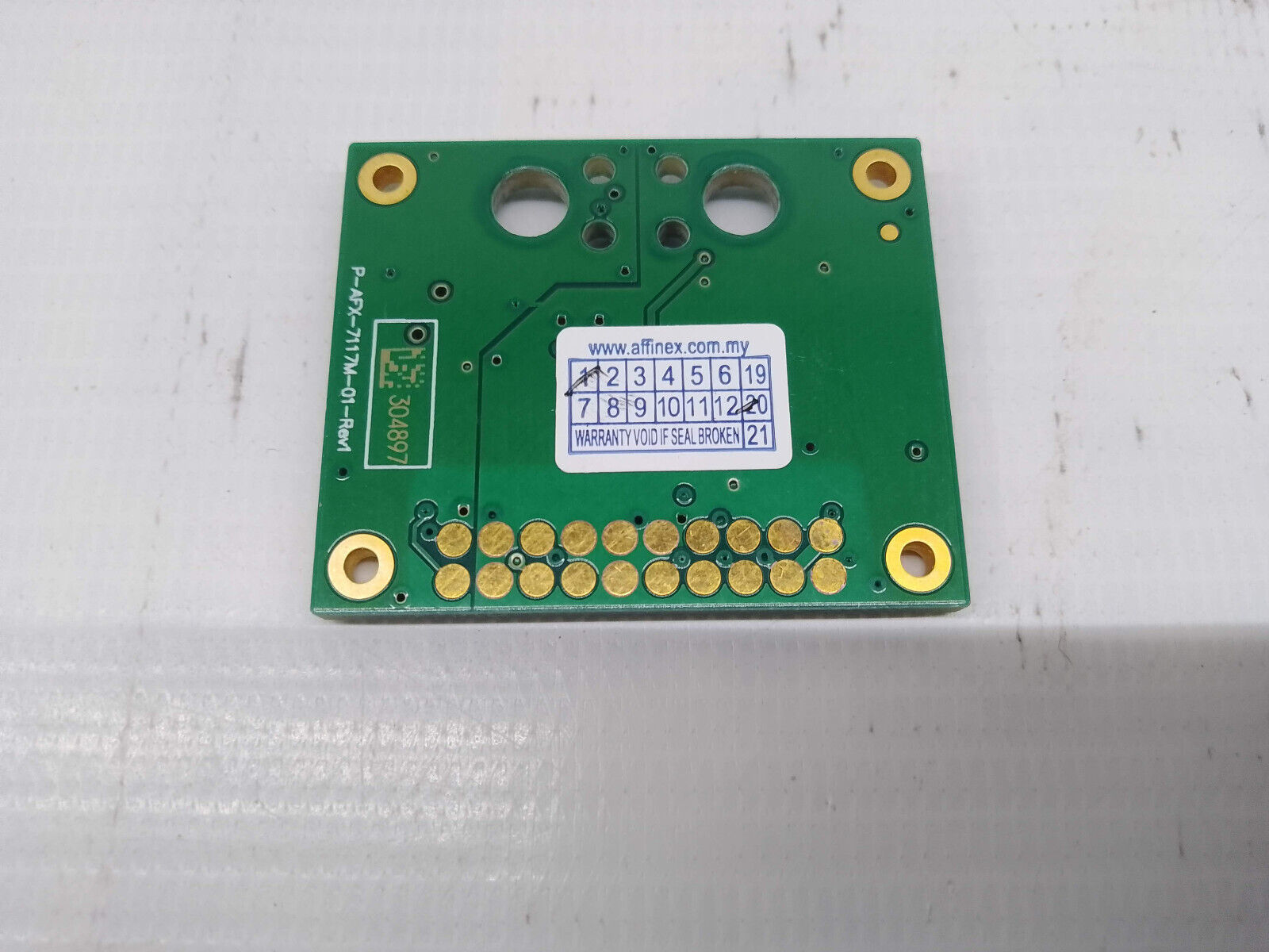 Affinex P-AFX-7117M-01-Rev1 PCB Assembly Board Rev 1 - $80.34