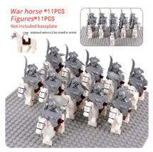 11+11 Pcs Medieval Knights Weapons and War Horse Block Fit Lego For Kids... - £17.87 GBP