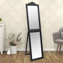  Free-standing Mirror Black Glass Full-length Foldable - $3,047.17 MXN