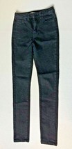 Forever 21 Womens Sz 24 Black Denim Jeans Skinny Ankle  - $9.89