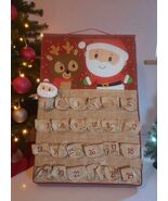 Hallmark Itty Bittys Countdown to Christmas Advent Calendar Santa 26×17 ... - $453.83 MXN