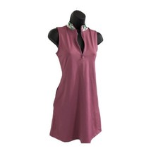 Tommy Bahama GOLF Womens 1/4 Zip Golf Dress w/shorts sz Small Magenta - $37.62