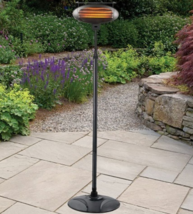 Outdoor Patio Heater 1500W Standing Electric Indoor Heating Unit for Shop Garage - £81.52 GBP