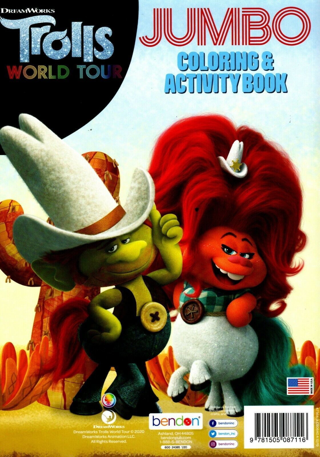 Trolls - Jumbo Coloring & Activity Book - Books & Magazines