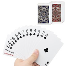 Plastic Playing Cards,2 Decks Of Cards For Magic Props, Pool Beach Water Card Ga - £14.14 GBP