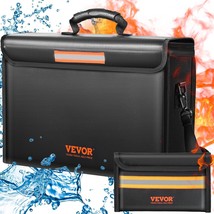 VEVOR Fireproof Document Box, Fireproof Document Bag 2000F, 3-layer Fold... - £71.46 GBP