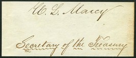 WILLIAM L MARCY SIGNED CUT SECRETARY OF STATE WAR GOVERNOR SENATOR OF NE... - $97.99