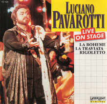Luciano Pavarotti - Live On Stage (CD) VG+ - £3.72 GBP