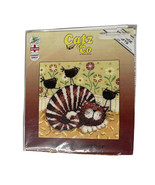 Heritage Crafts Karen Carter Birds of a Feather Catz &amp; Co Cat Bird Cross... - $739.62 MXN