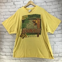 Vintage Hawaii T Shirt Yellow Travel Souvenir Sz 2XL FLAW - £15.52 GBP