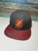 DC Comics The Flash Original Snapback Hat Cap Red Gray - £6.28 GBP