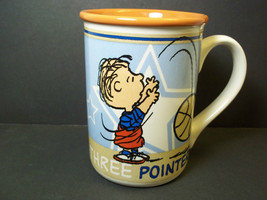 Peanuts coffee mug LINUS 3 pointer! basketball Gibson 10 oz - £7.37 GBP