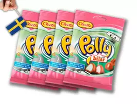 4 Bags of Cloetta Polly Ahlgrens Bilar 150g (5.29 oz.), Swedish Candy, S... - $23.03