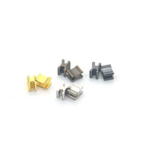 Bluemoona 50 Pcs - #5 Zipper Stopers Spiral Slider for Bottom Rescue Repair Top