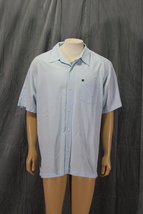 Quicksilver Shirt - Men's Blue Textured Button Down - Men's XL - $39.00