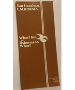 Vintage Wharf Inn Fisherman’s Wharf Brochure San Francisco California BR4 - $248.11 MXN