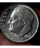 1992 D  Roosevelt Dime - FREE SHIPPING  - £3.10 GBP
