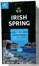 Irish Spring 6 Bars Active Scrub 12 Hr Fresh Deodorant Bar Soap - £15.65 GBP