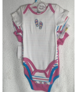 BabyKiss 5 pce Girls Infant Bodysuits Size 3-6 Month - €8,74 EUR