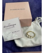 Diamonique X Kathy Levine Fortuna Simulated Opal Sterling Silver Ring Sz... - $79.19