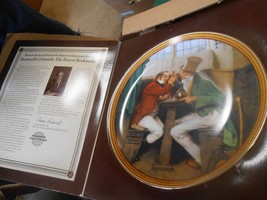 NIB- Knowles Collector Plate Clinching The Deal 1987 Rockwell&#39;s Colonials - £11.57 GBP