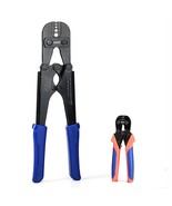 Wire Rope Crimping Tool For Aluminum Crimping Loop Sleeve, Two Barrel Fe... - $80.99