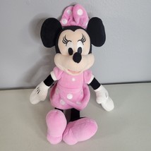 DISNEY Store Minnie Mouse Plush Pink Polka Dot Dress Bow and Pink Shoes ... - $10.95