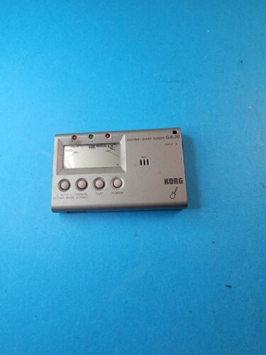 KORG GA-20 Guitar &amp; Bass Tuner Musician Handheld 4&quot; *Tested*  - $16.82