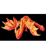 Flexible Dragon | Dark Red/Gold - $242.31 MXN