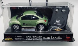 New Bright Brand New Beetle Green Radio Control RC Car 1:24 49 MHz #924 2001 - £31.89 GBP