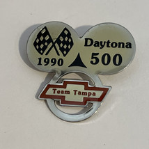 1990 Daytona 500 Mickey Mouse Chevy Team Tampa Race Car Florida Lapel Pin - £11.74 GBP