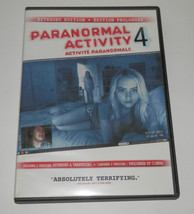 Paranormal Activity 4 Extended &amp; Theatrical Editions DVD, 2012, Paramount, VGood - £7.19 GBP