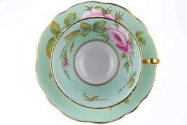 Vintage Foley Artist Signed Hand Painted Tea Cup and Saucer with Roses - £86.54 GBP