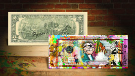 VINTAGE CARTOONS Popeye Gumby Felix Cat Genuine Tender $2 Bill SIGNED by... - £19.43 GBP