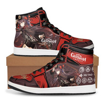 Hu Tao JD Air Force Sneakers Hip-Hop Game Genshin Impact Shoes-Black - £67.78 GBP+