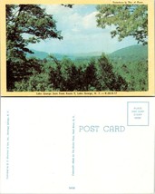 New York(NY) Lake George View From Route 9 Trees Mountains Vintage Postcard - £7.47 GBP